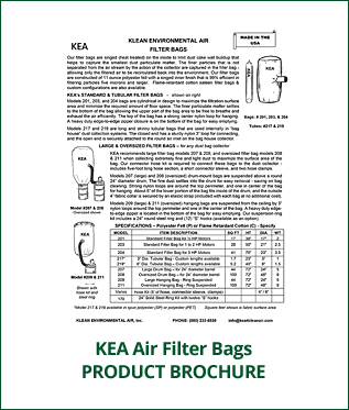 KEA Industrial Air Filter Bags Brochure